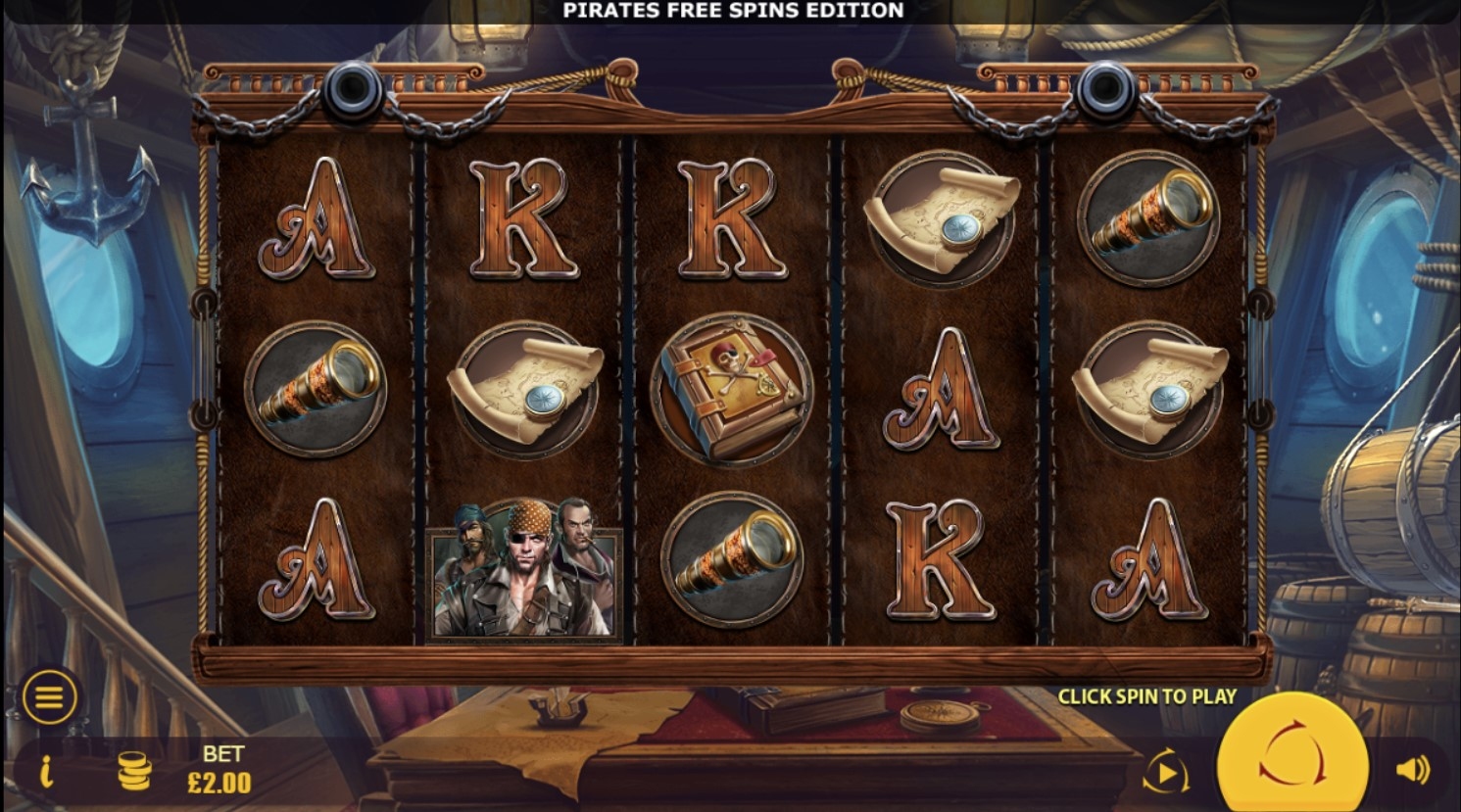 Pirates: Free Spins Edition Slot Gameplay
