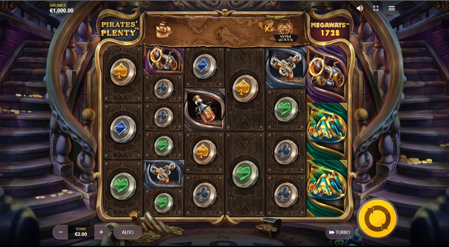 Pirates' Plenty Megaways Slot Gameplay