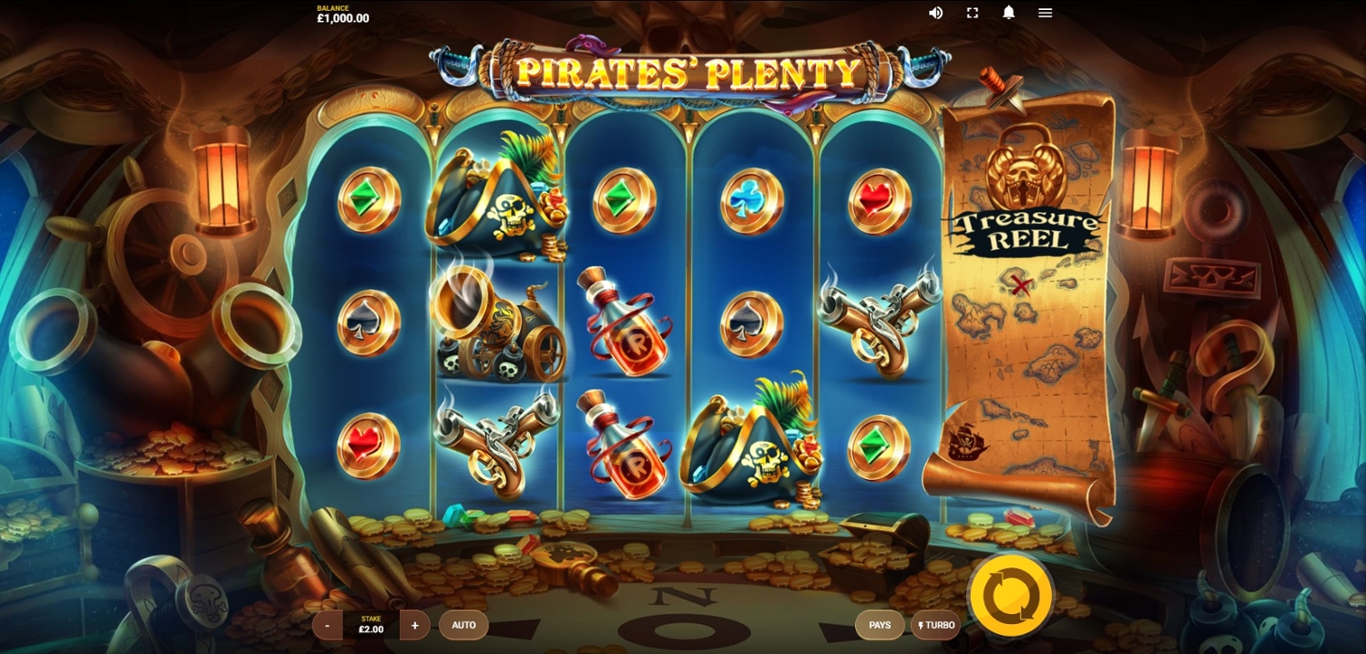 Pirates' Plenty Slot Gameplay