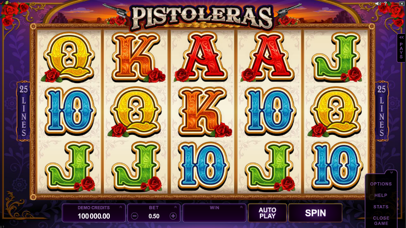 Pistoleras Slot Gameplay