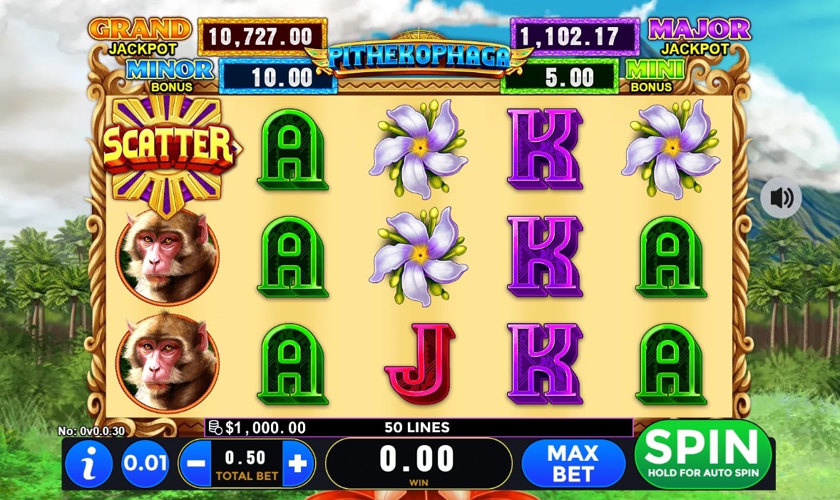 Pithekophaga Slot Gameplay