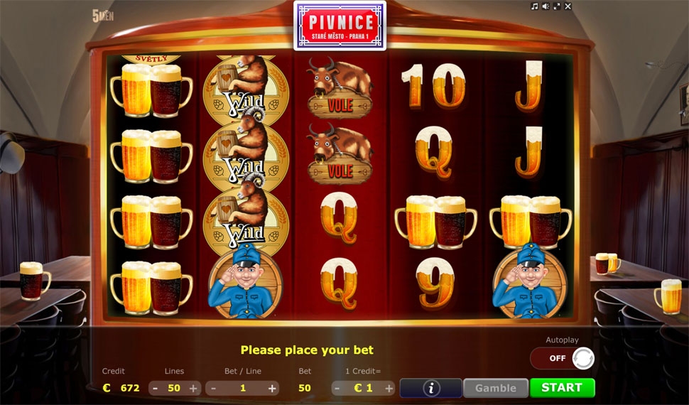 Pivnice Slot Gameplay