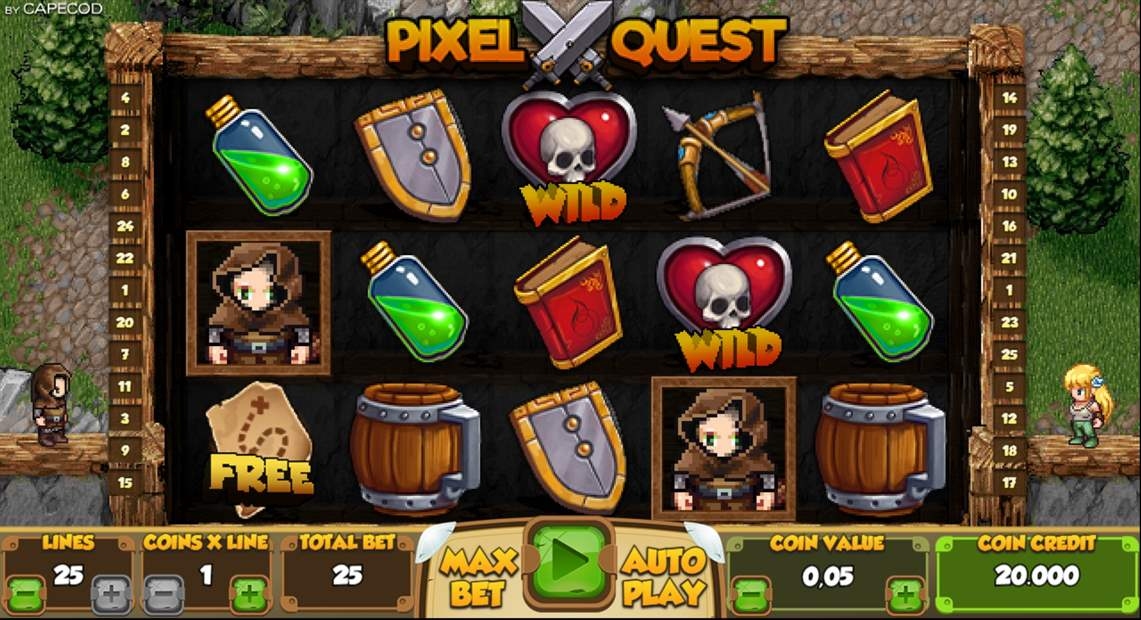 Pixel Quest Slot Gameplay