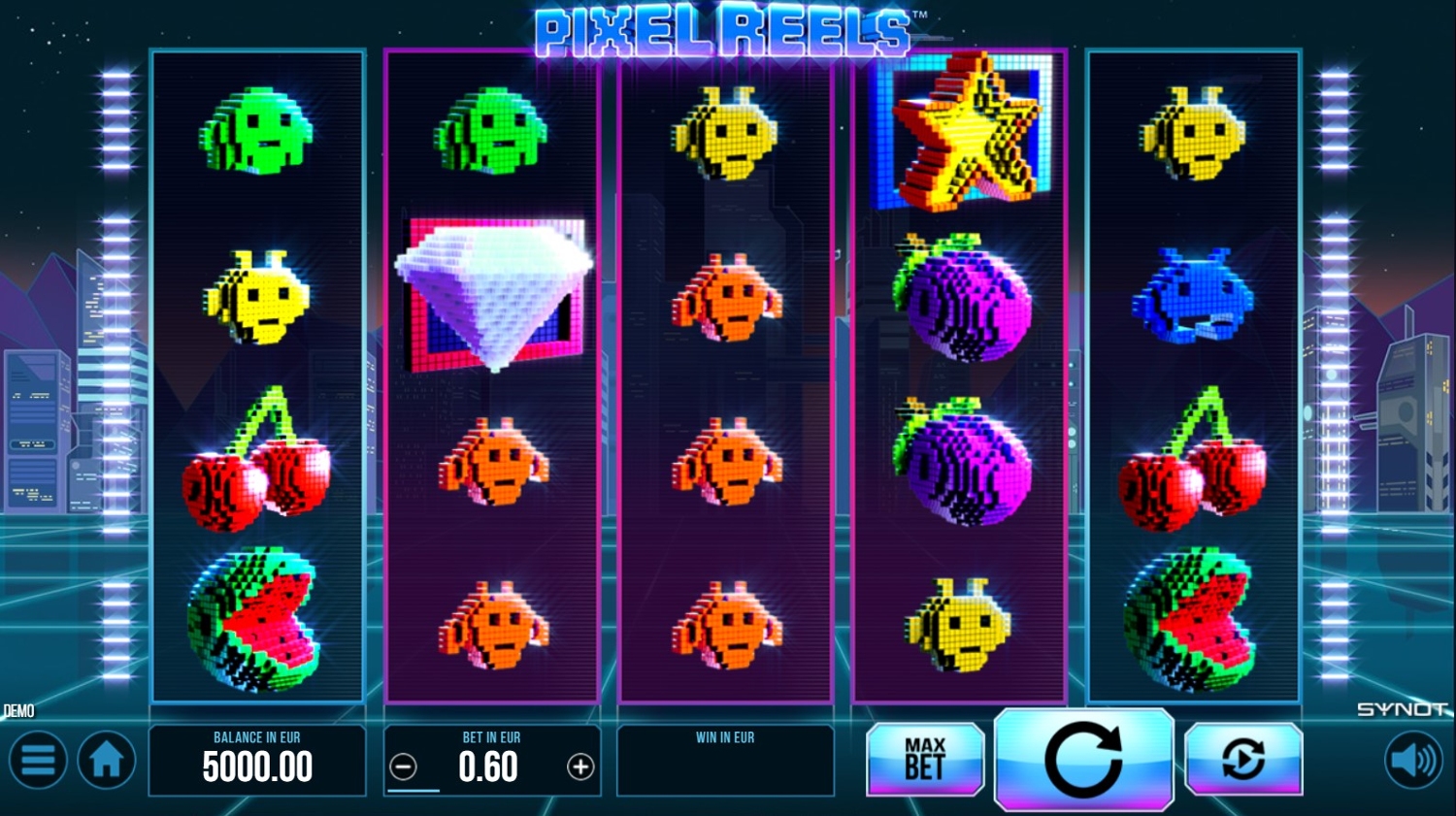 Pixel Reels Slot Gameplay