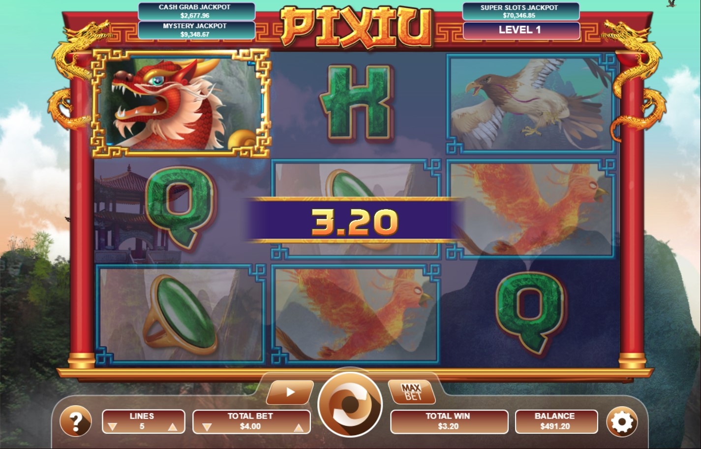 Pixiu Slot Gameplay