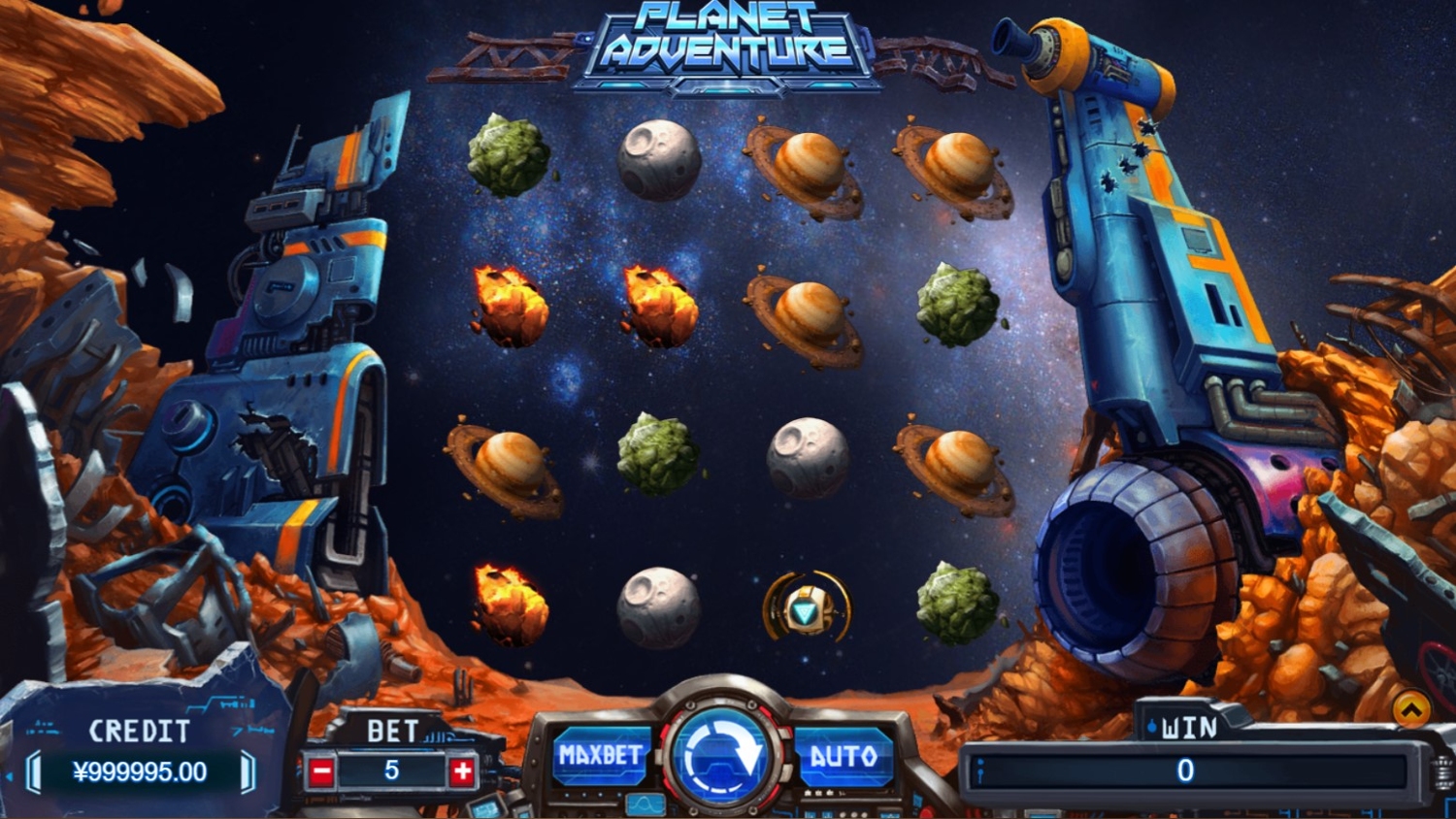 Planet Adventure Slot Gameplay