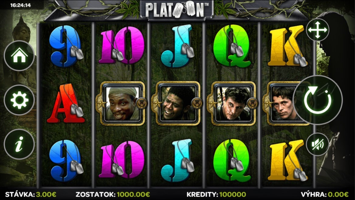 Platoon Slot Gameplay