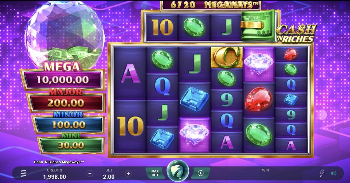 Cash 'N Riches Megaways Slot Gameplay