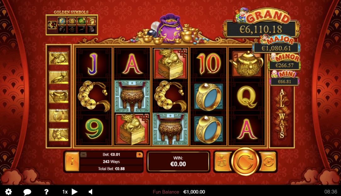 Plentiful Treasures Slot Gameplay