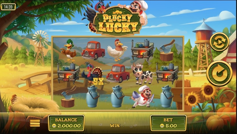 Plucky Lucky Slot Gameplay