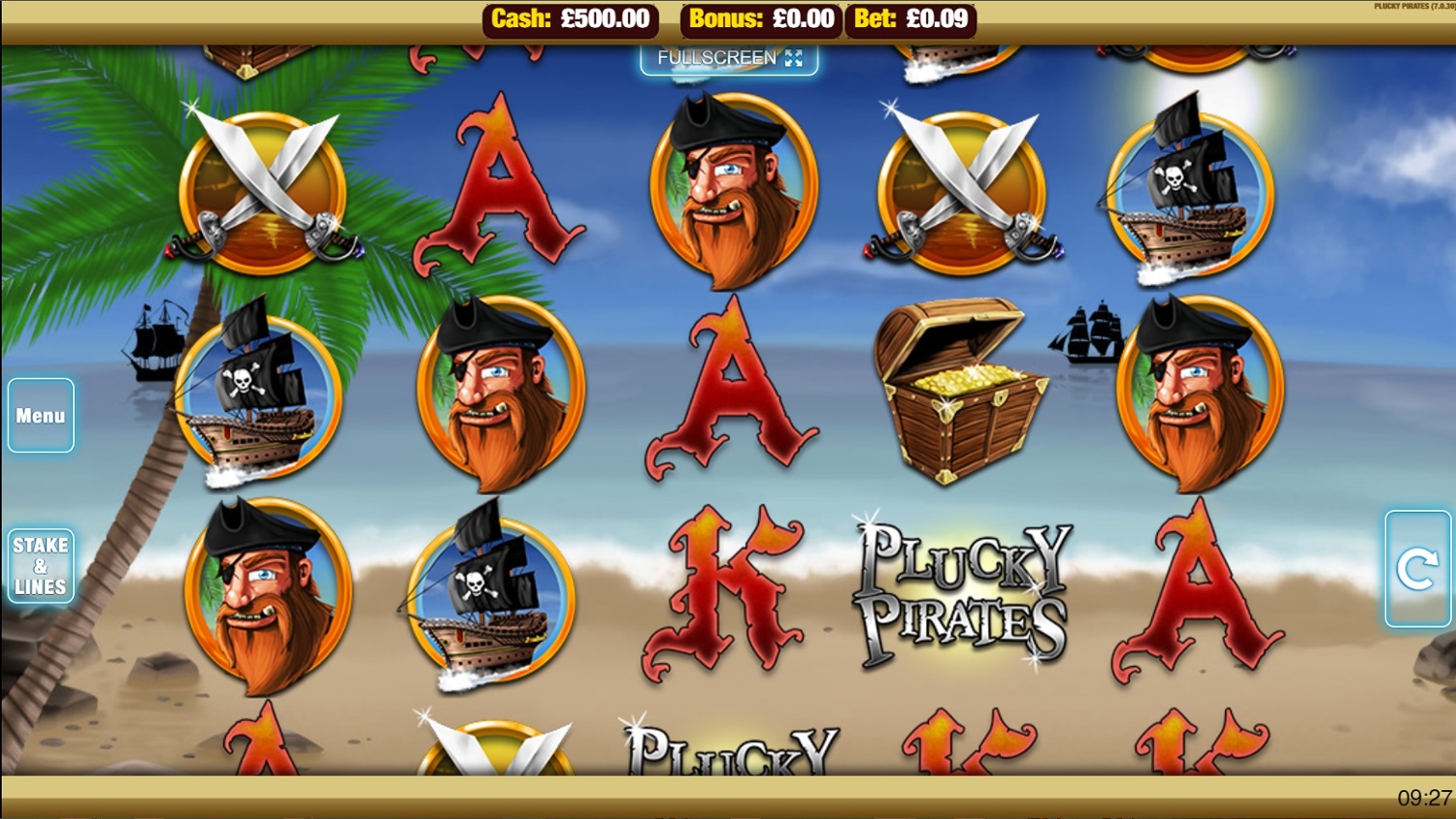 Plucky Pirates Slot Gameplay