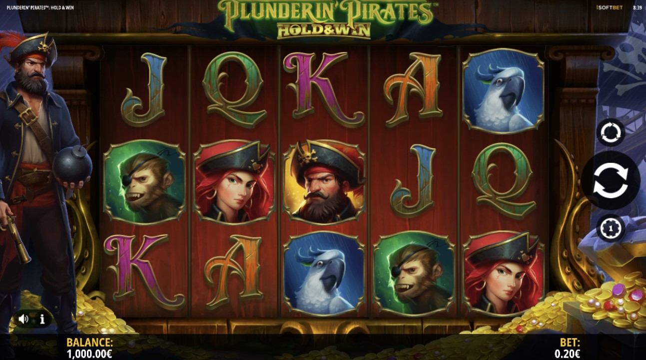 Plunderin' Pirates Slot Gameplay