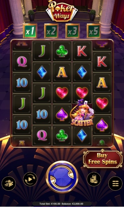 Poker Ways Slot Gameplay