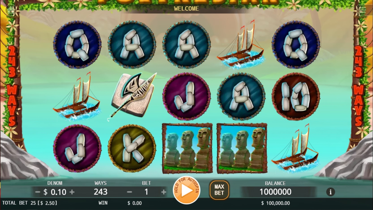 Polynesian Slot Gameplay