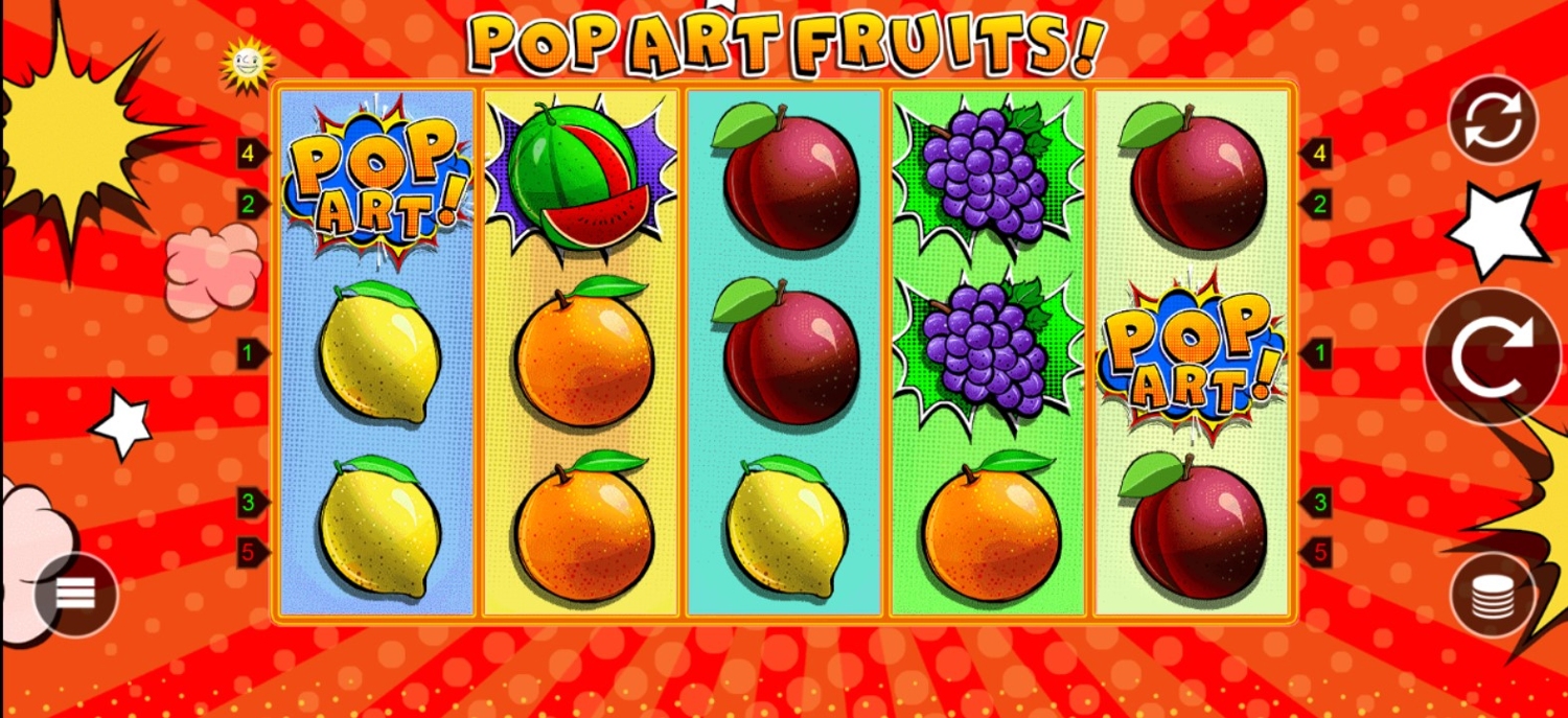Pop Art Fruits Slot Gameplay