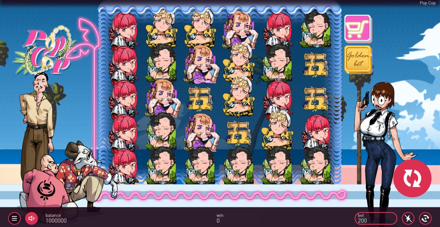 Pop Cop Slot Gameplay