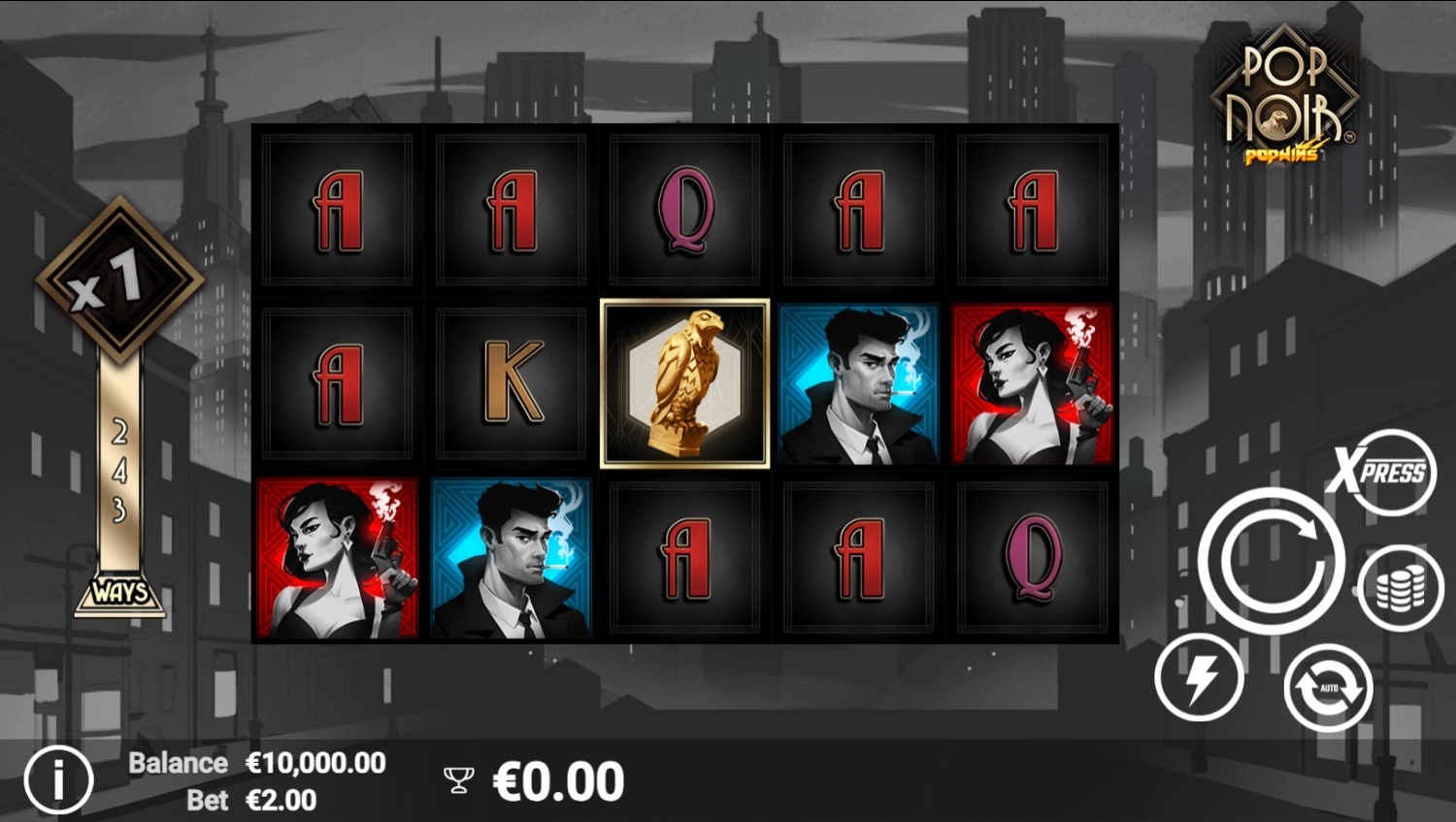 PopNoir Slot Gameplay