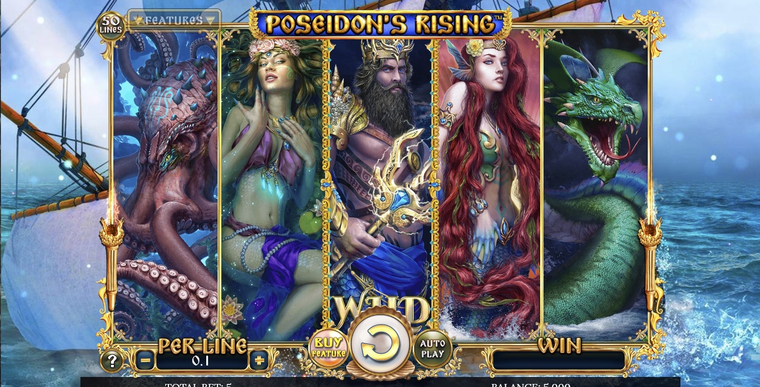 Poseidon's Rising - The Golden Era Slot Gameplay