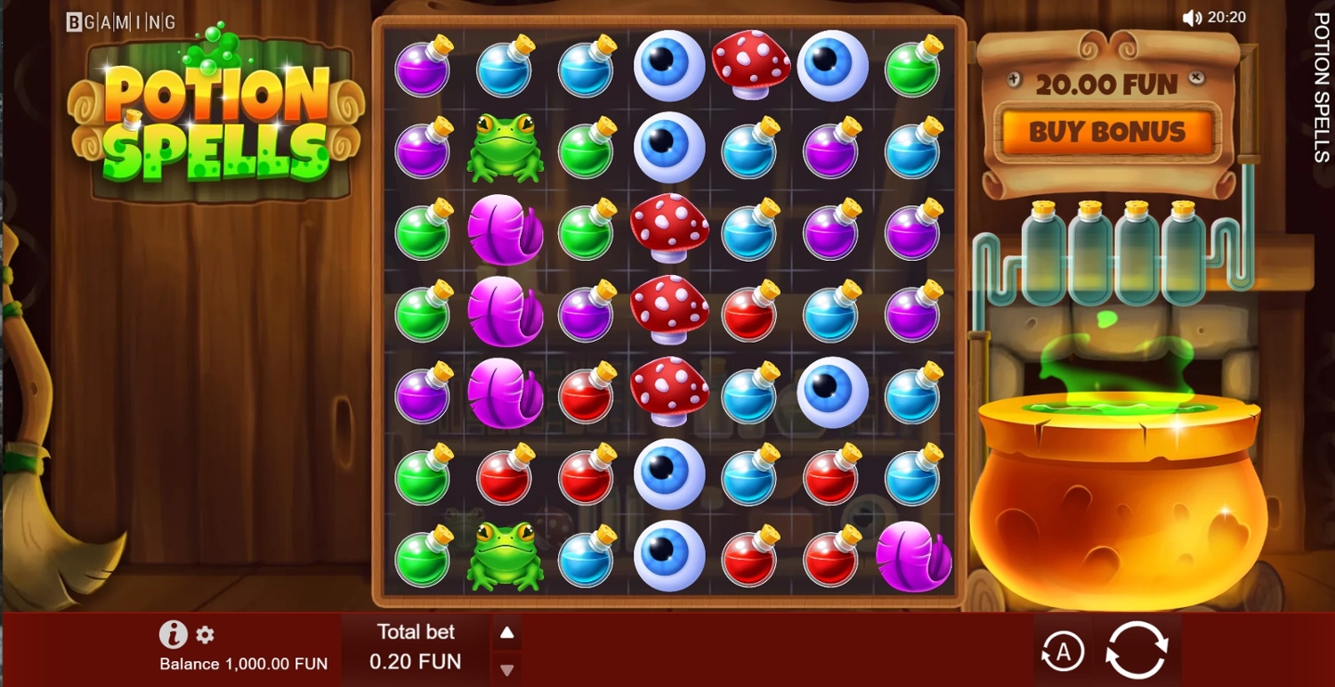 Potion Spells Slot Gameplay