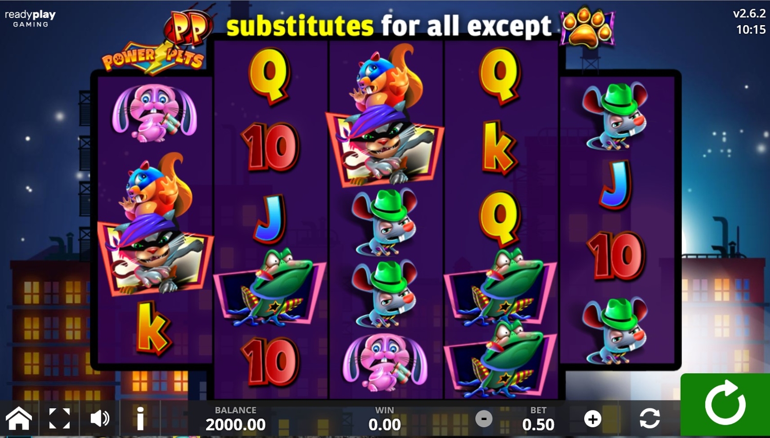 Power Pets Slot Gameplay