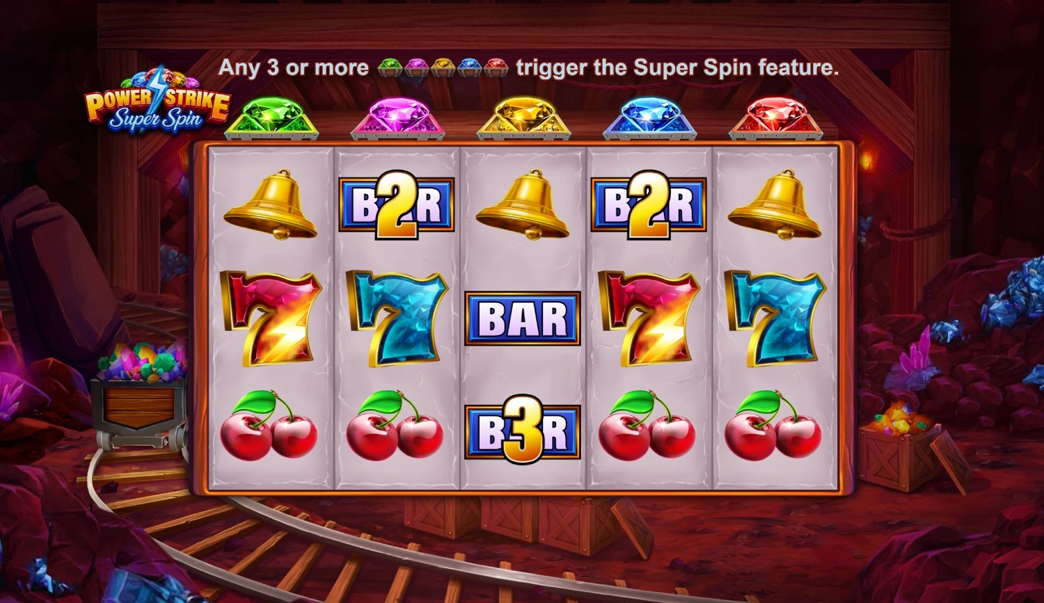Power Strike Super Spin Slot Gameplay