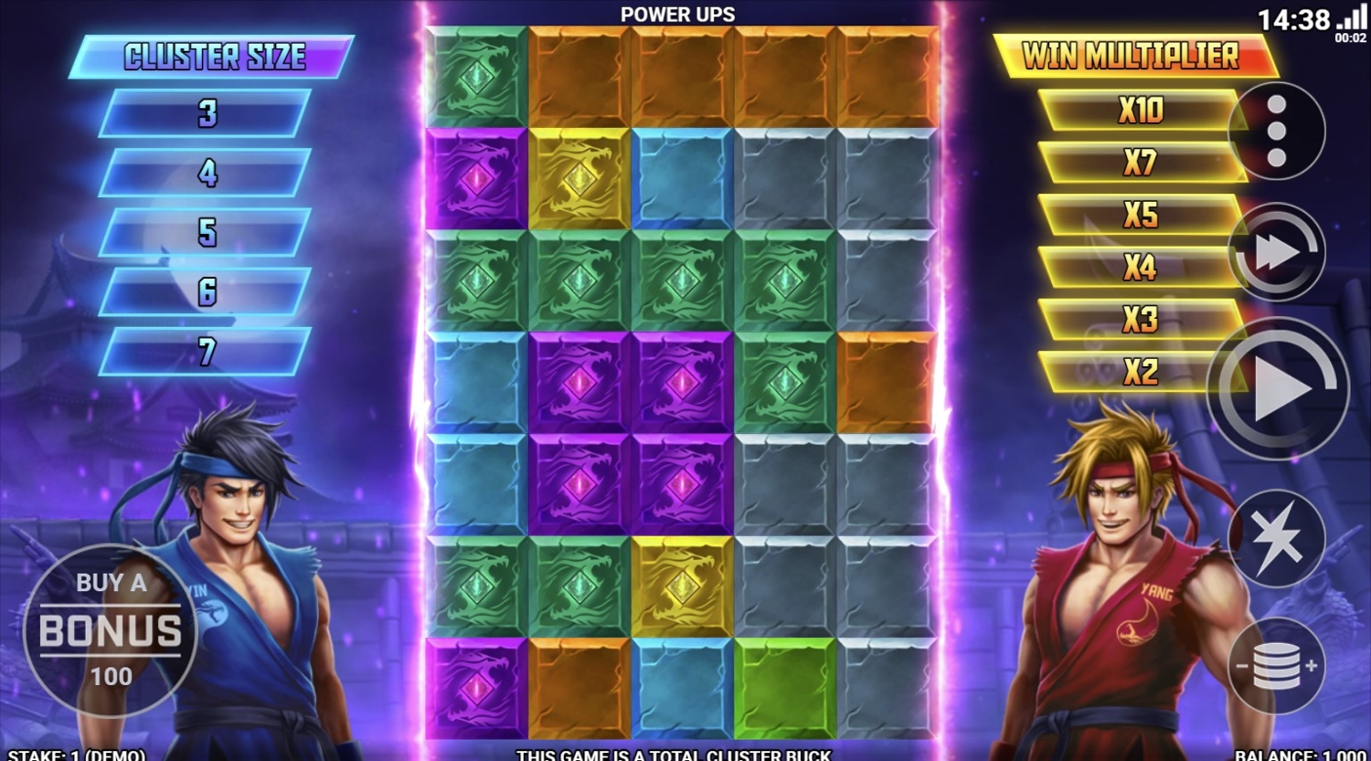 Power Ups with Cluster Buck Slot Gameplay