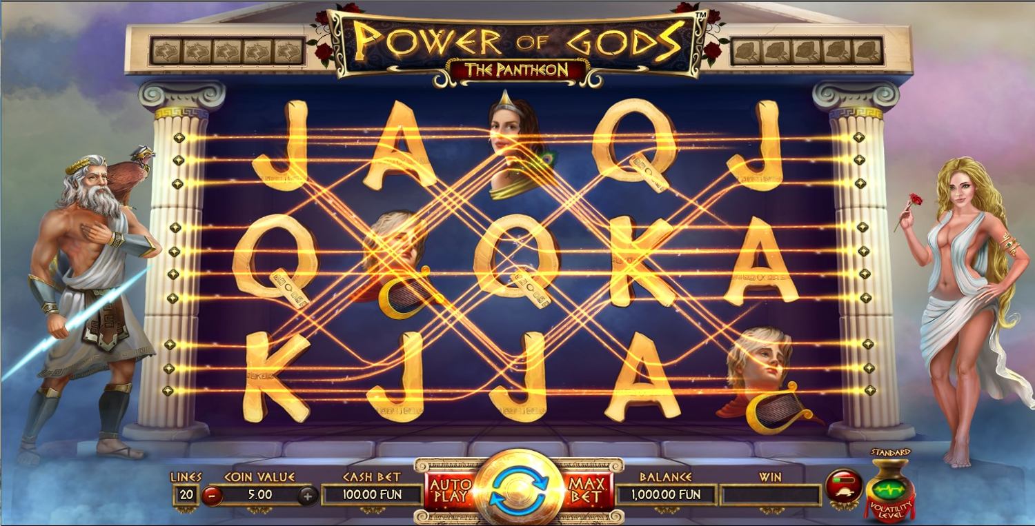 Power of Gods - The Pantheon Slot Gameplay