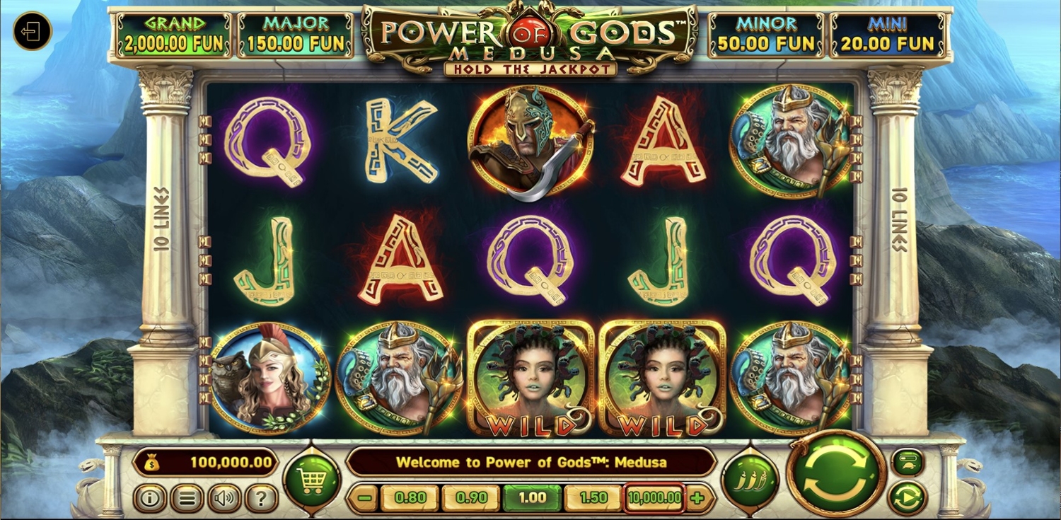 Power of Gods: Medusa Slot Gameplay