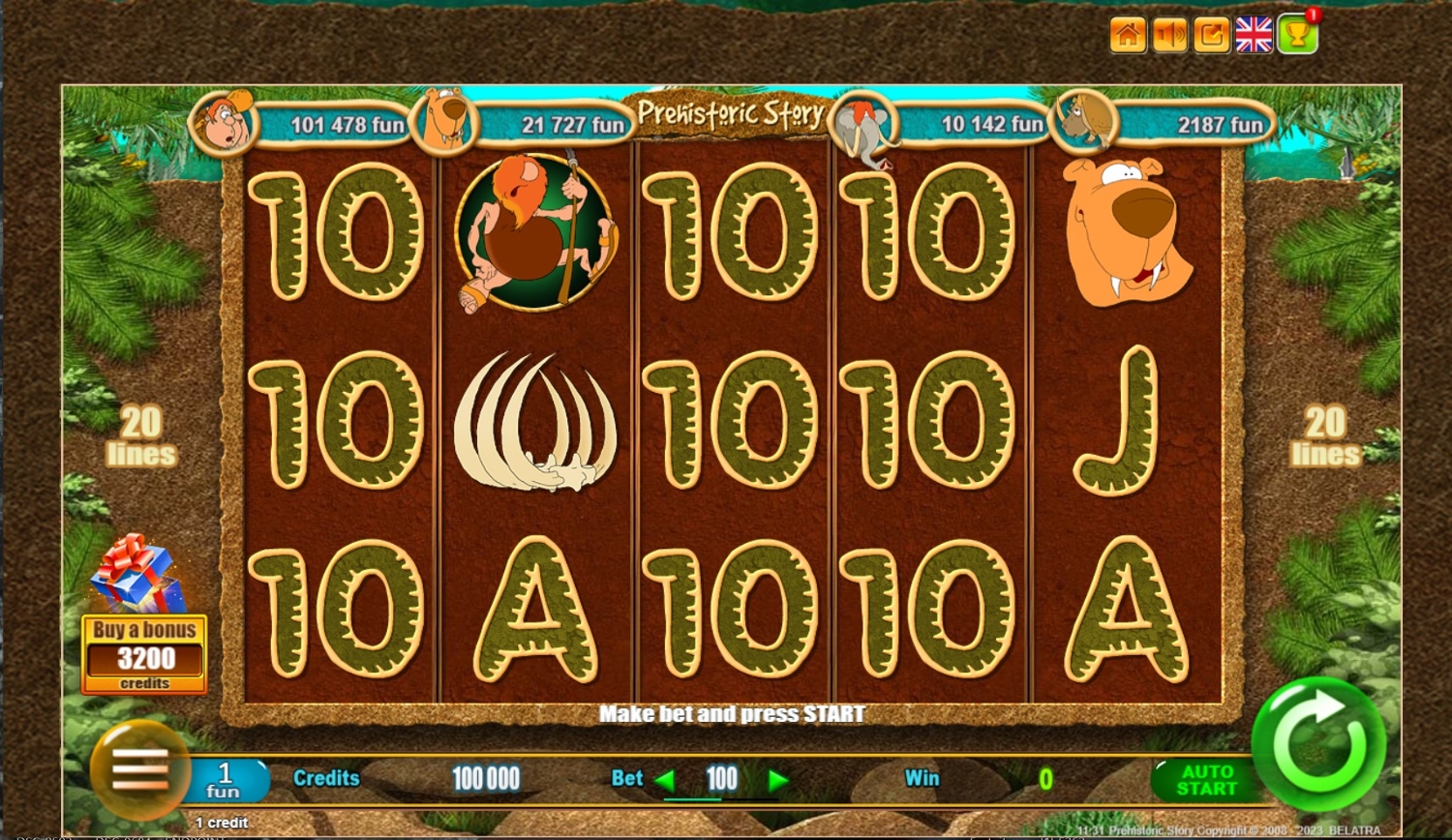 Prehistoric Story Slot Gameplay