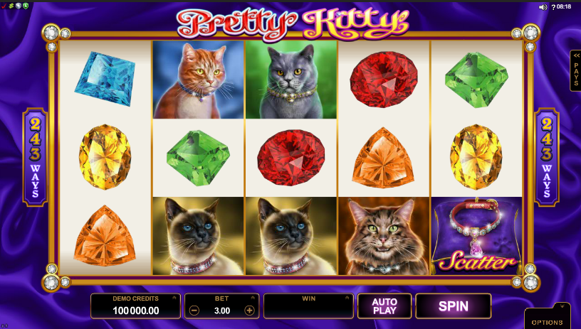 Pretty Kitty Slot Gameplay