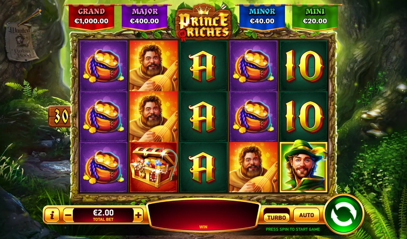 Prince of Riches Slot Gameplay
