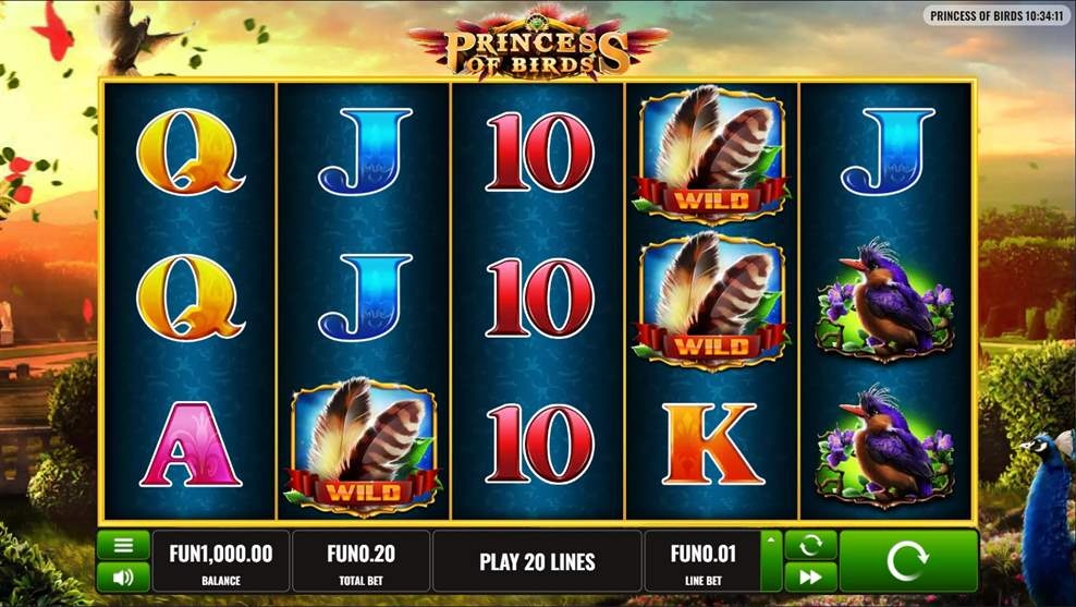 Princess of Birds Slot Gameplay