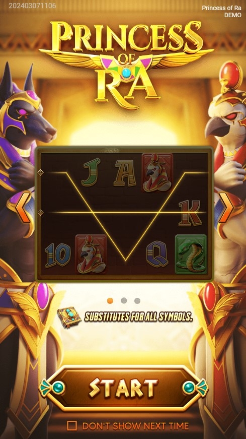 Princess of Ra Slot Gameplay