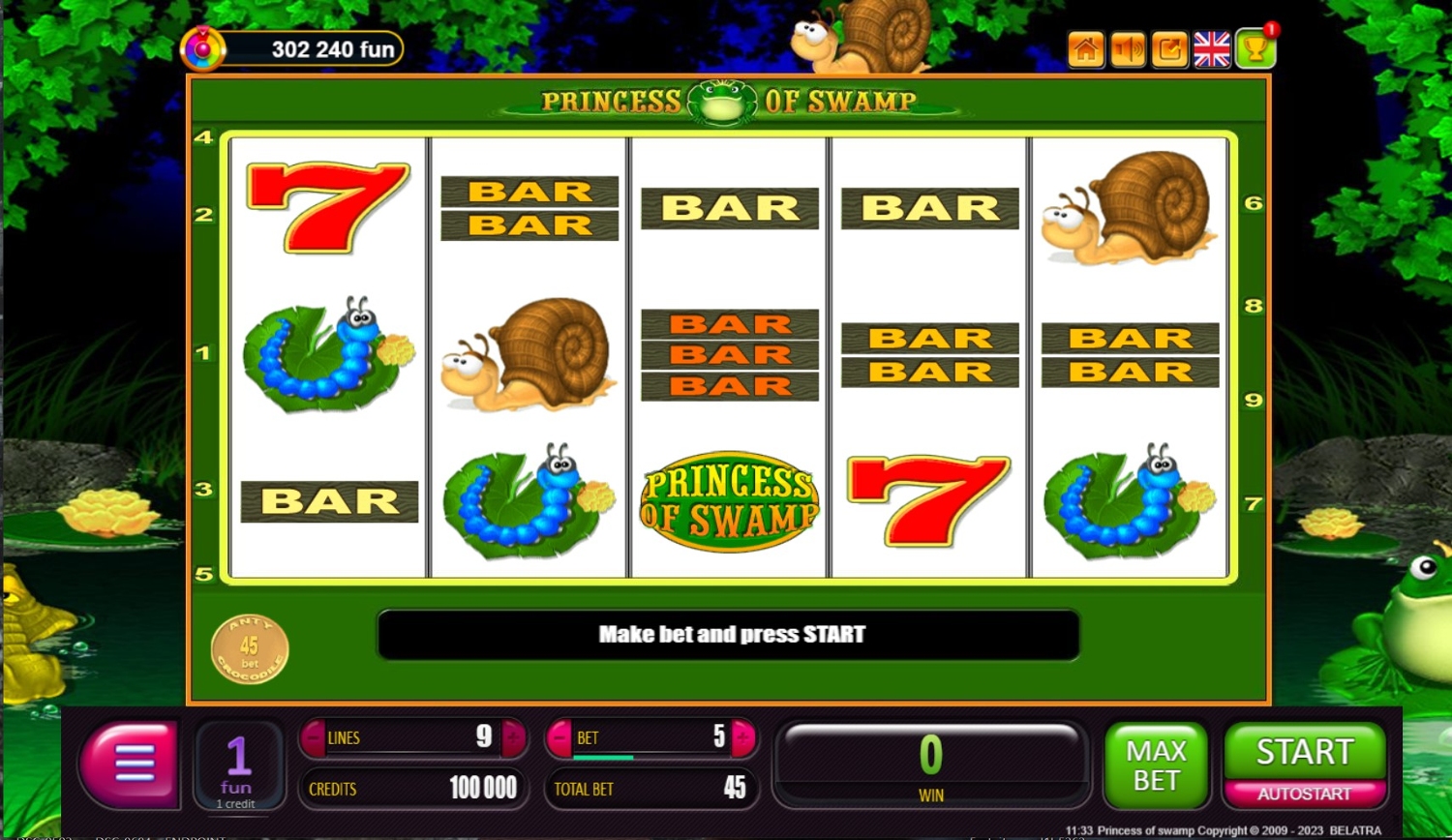 Princess of Swamp Slot Gameplay