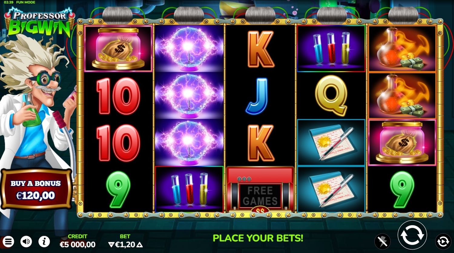 Professor Big Win Slot Gameplay