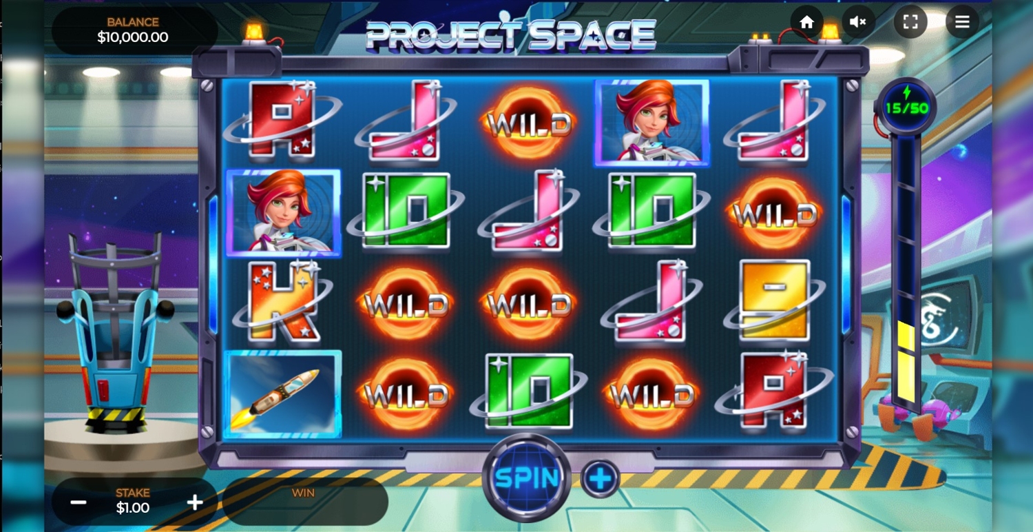 Project Space Slot Gameplay