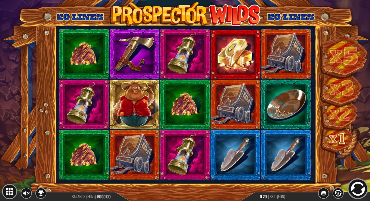 Prospector Wilds Slot Gameplay