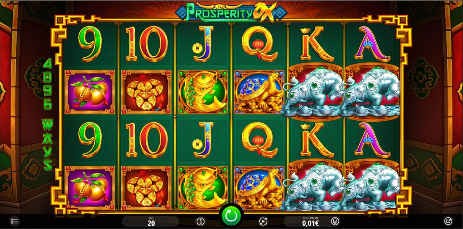Prosperity OX Slot Gameplay