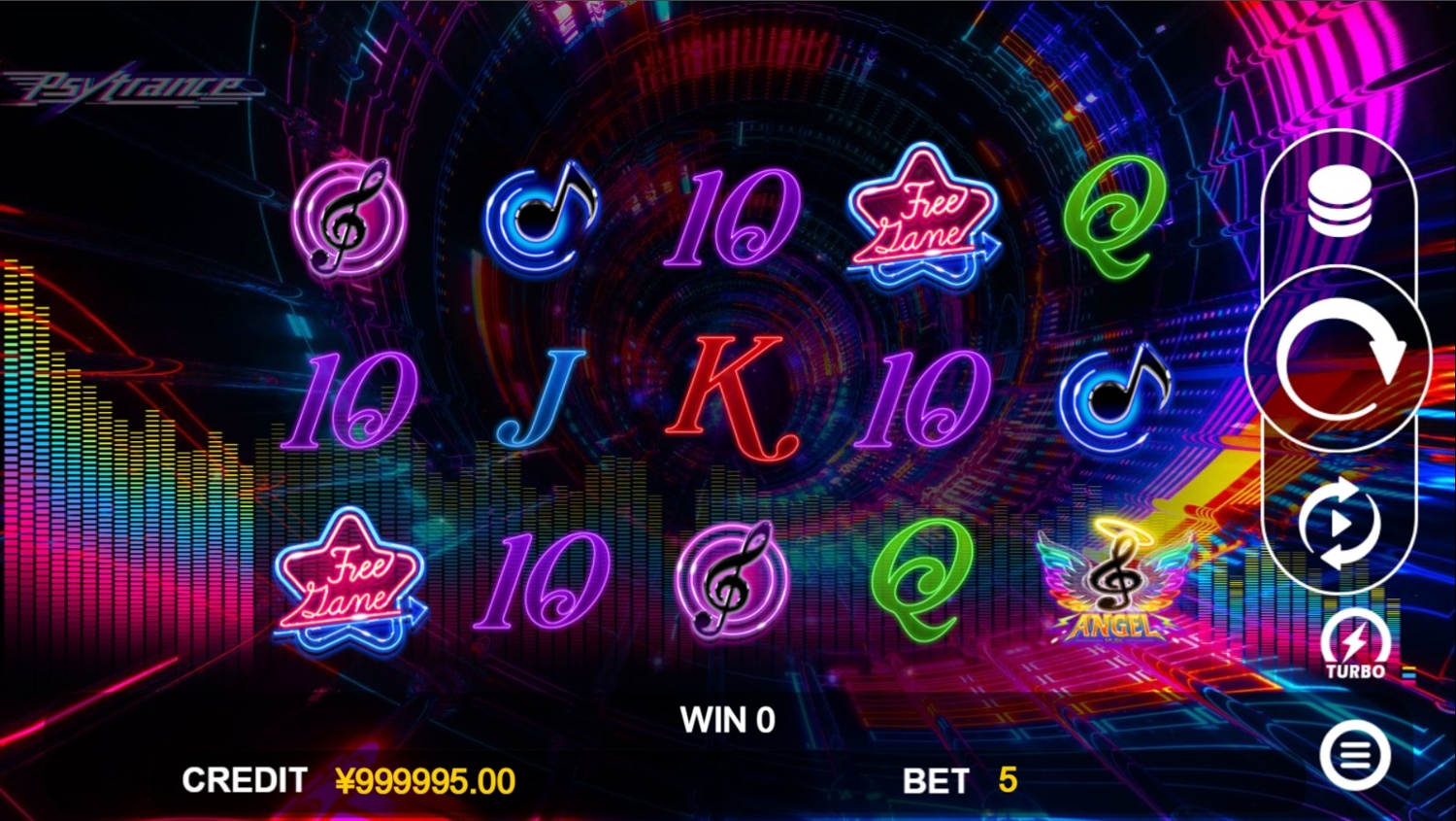 Psytrance Slot Gameplay