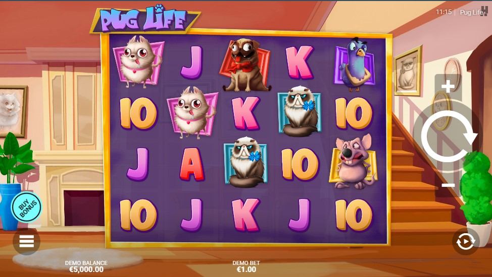 Pug Life Slot Gameplay