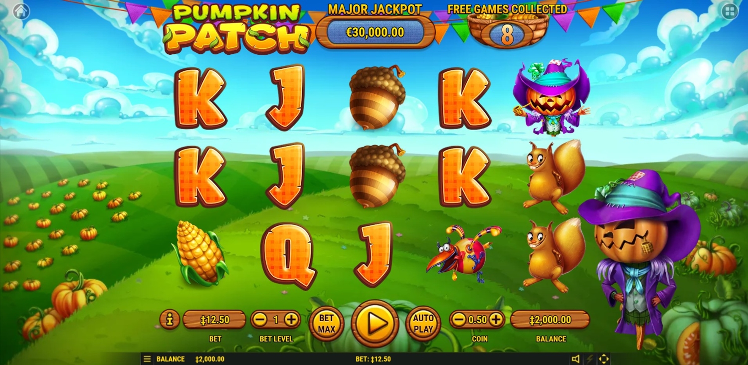 Pumpkin Patch Slot Gameplay