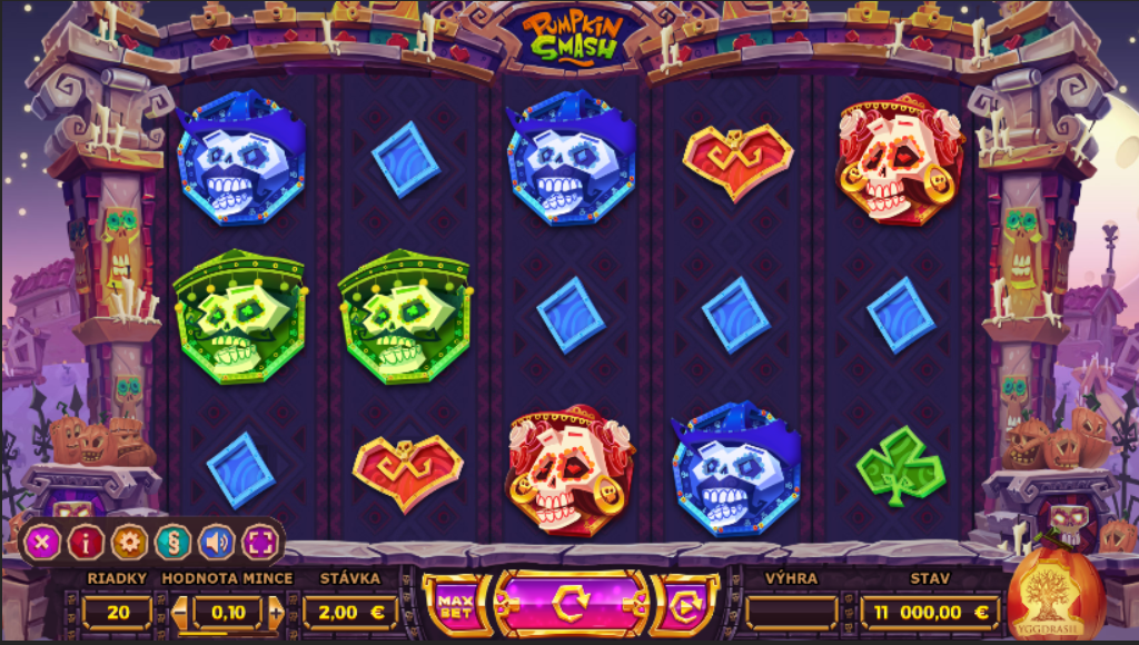 Pumpkin Smash Slot Gameplay