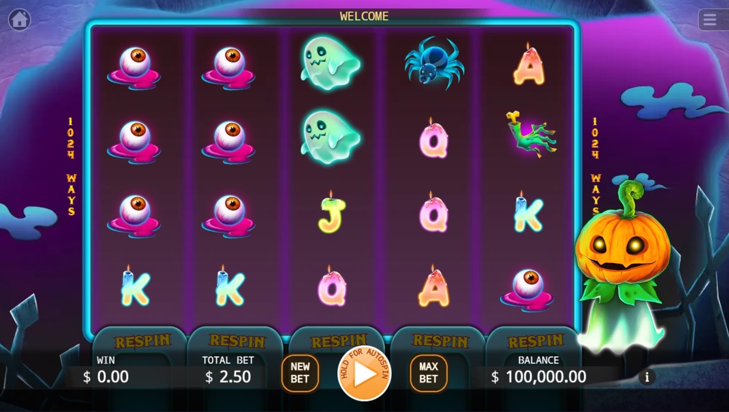 Pumpkin Win Slot Gameplay