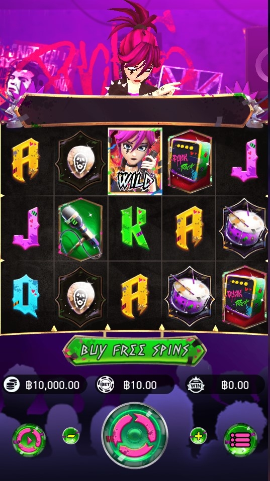 Punk Star Slot Gameplay
