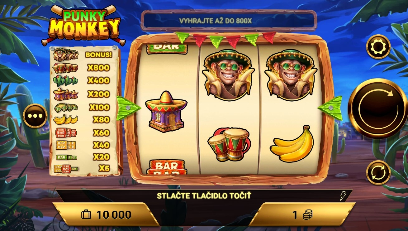Punky Monkey Slot Gameplay