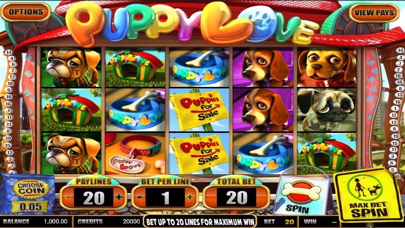 Puppy Love Slot Gameplay