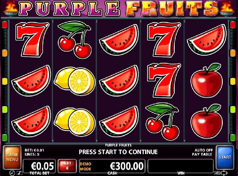 Purple Fruits Slot Gameplay