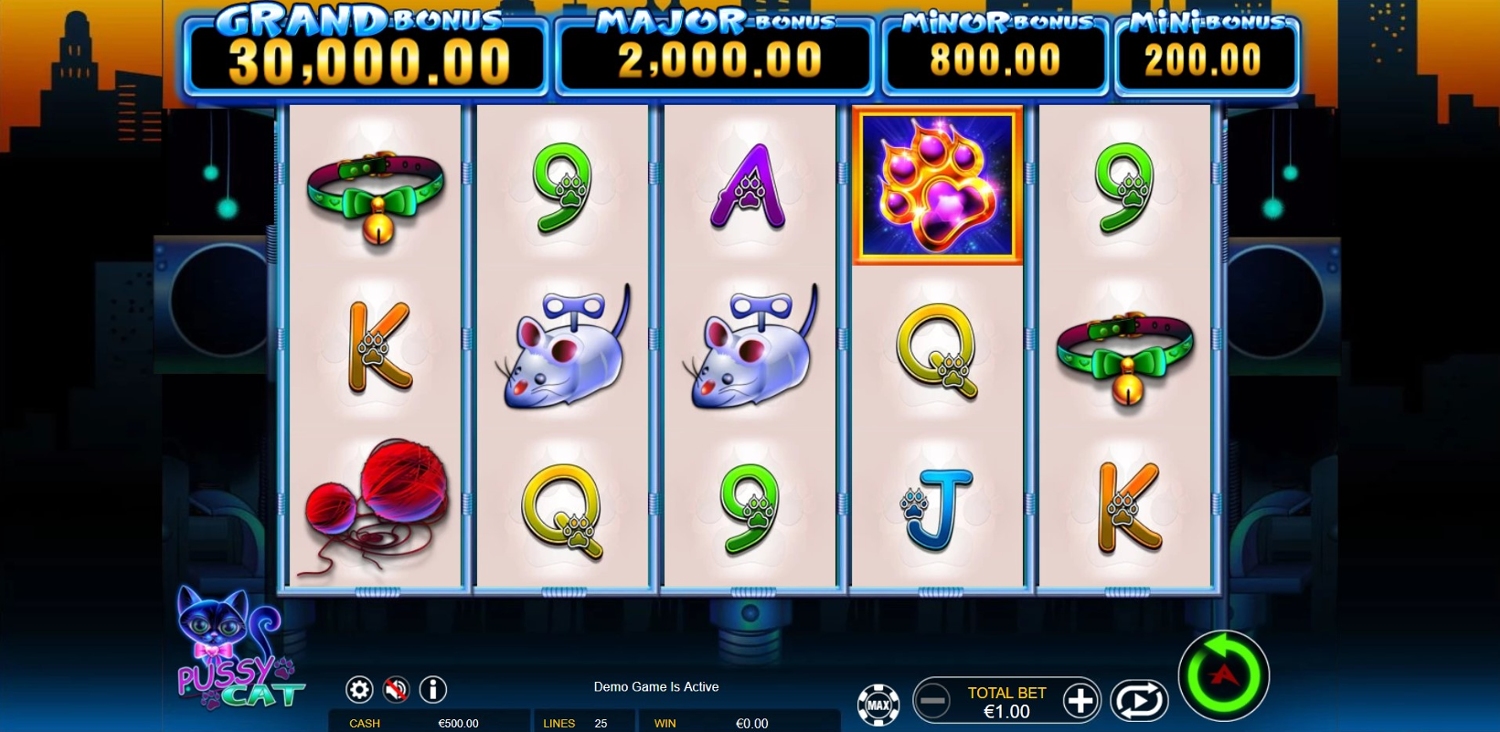 Pussy Cat Slot Gameplay