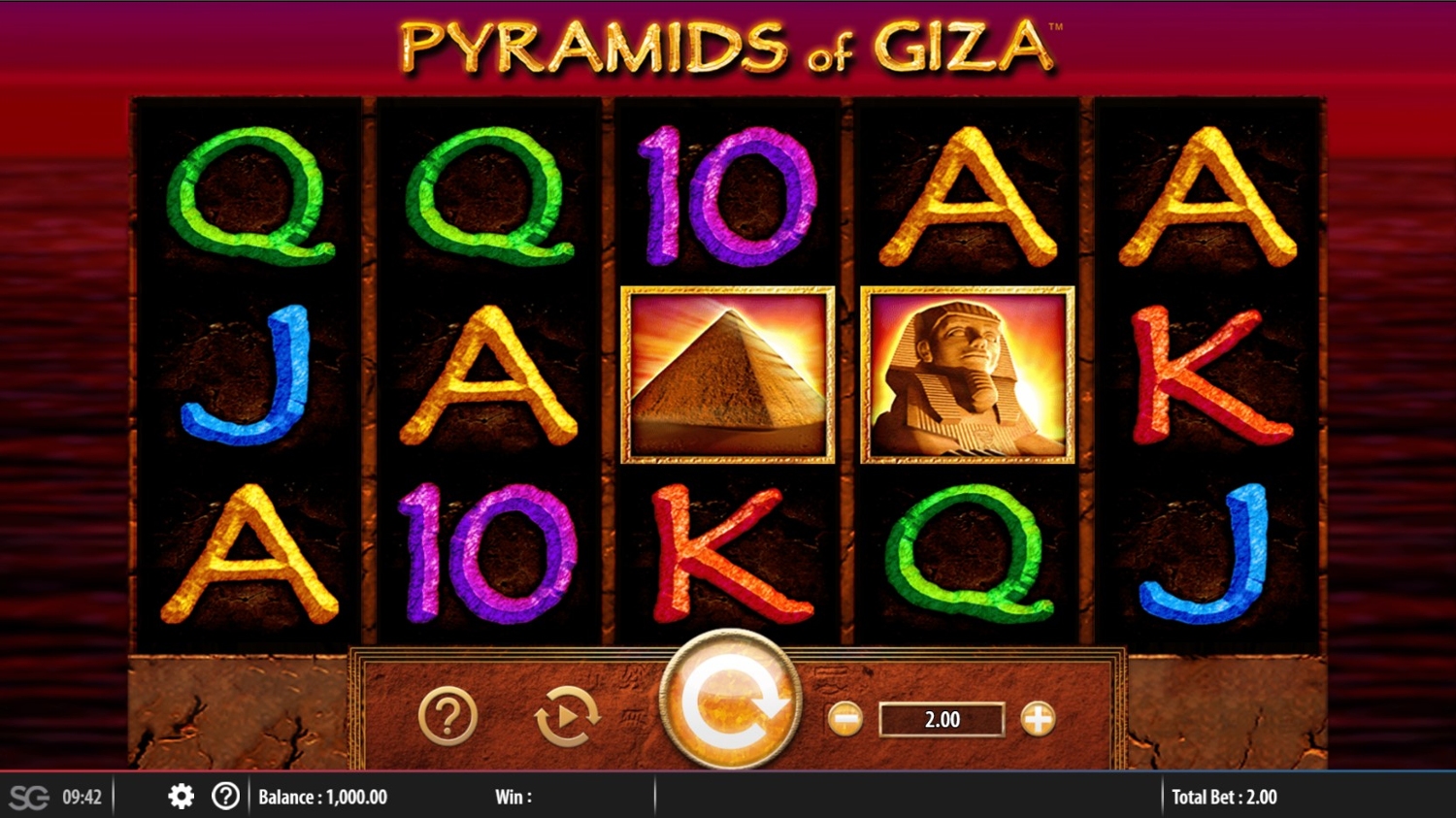 Pyramids of Giza Slot Gameplay