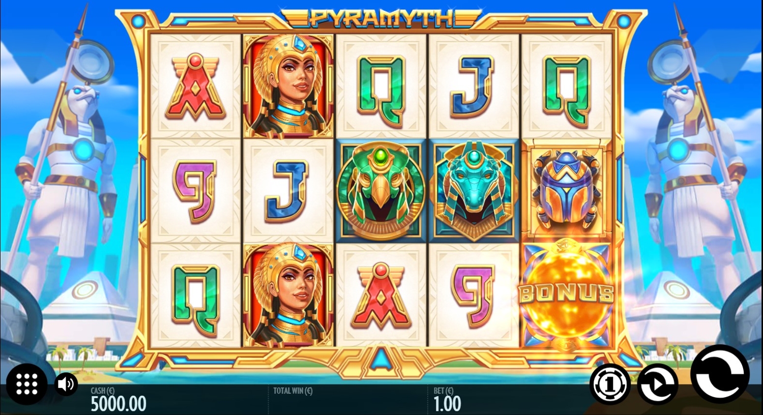 Pyramyth Slot Gameplay